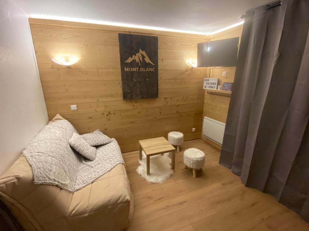 Chaleureux appartement rénové ambiance chalet Praz-sur-Arly Exterior foto